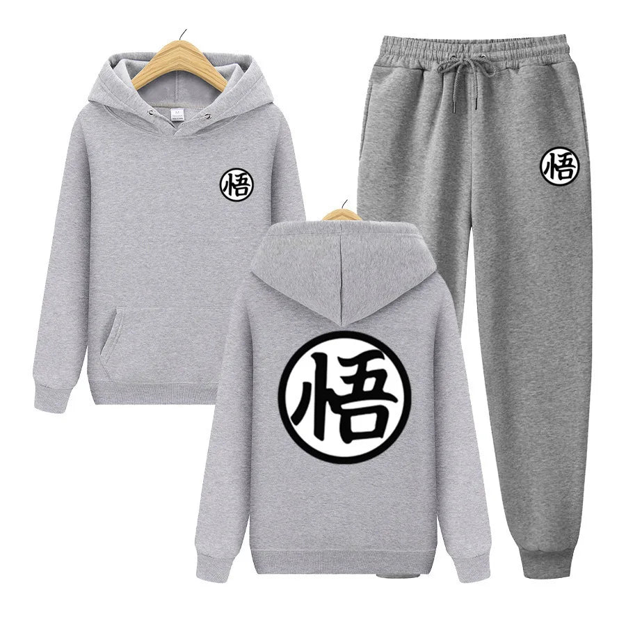 Dragon Ball Hoodie Two Piece Set Men's