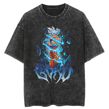 Men Vintage T Shirt Dragon Ball