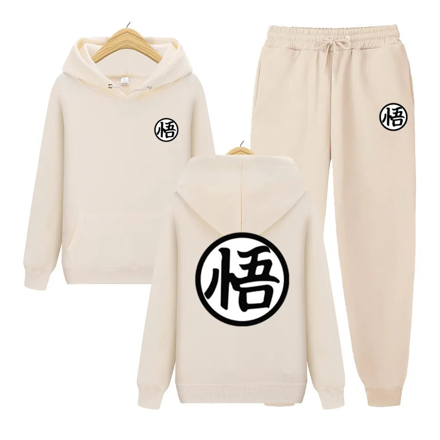 Dragon Ball Hoodie Two Piece Set Men's