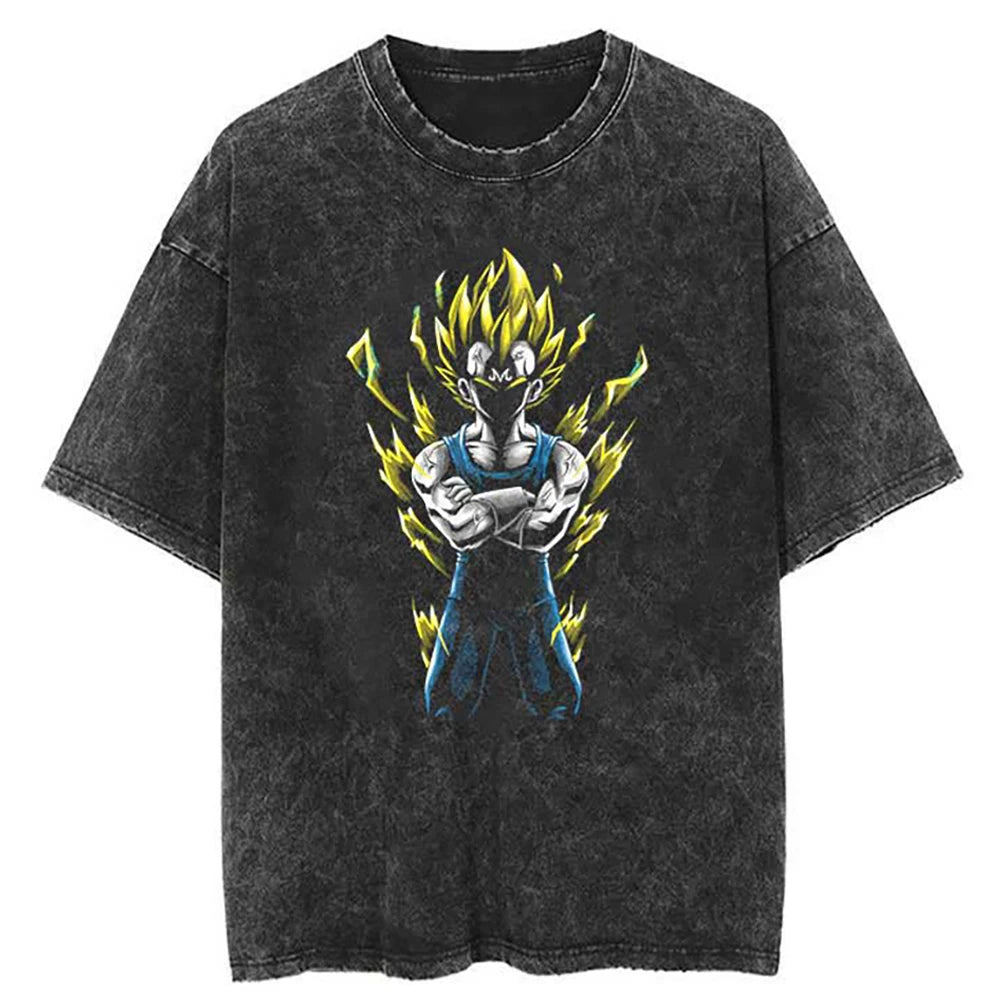 Men Vintage T Shirt Dragon Ball