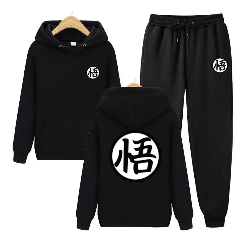 Dragon Ball Hoodie Two Piece Set Men's