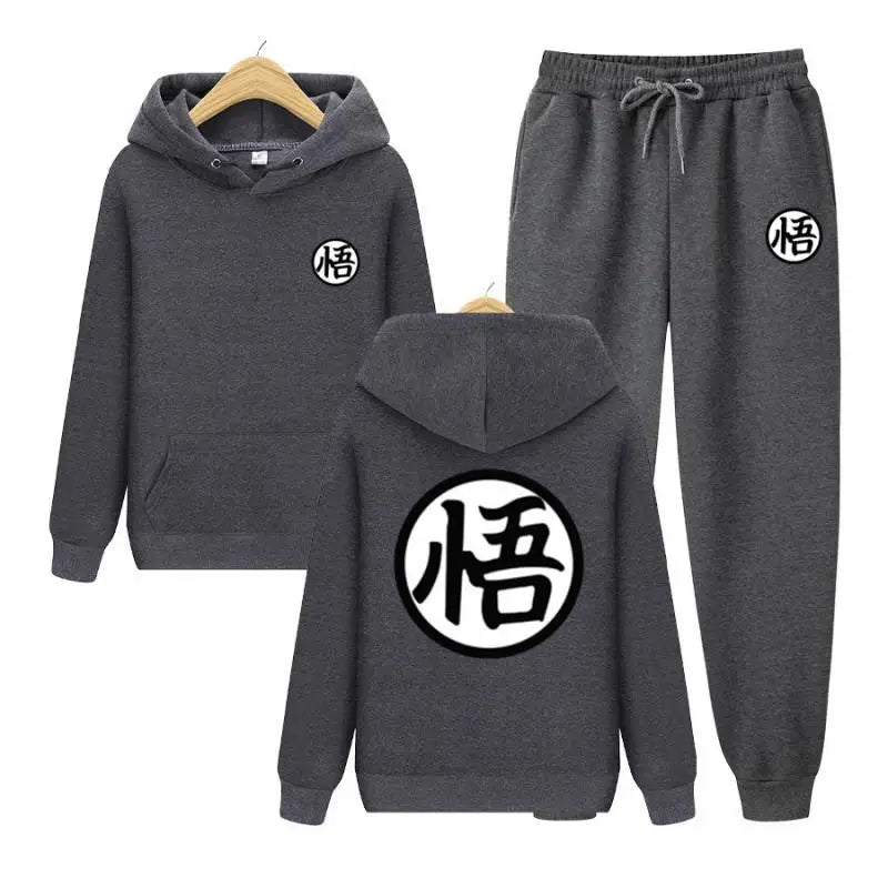 Dragon Ball Hoodie Two Piece Set Men's