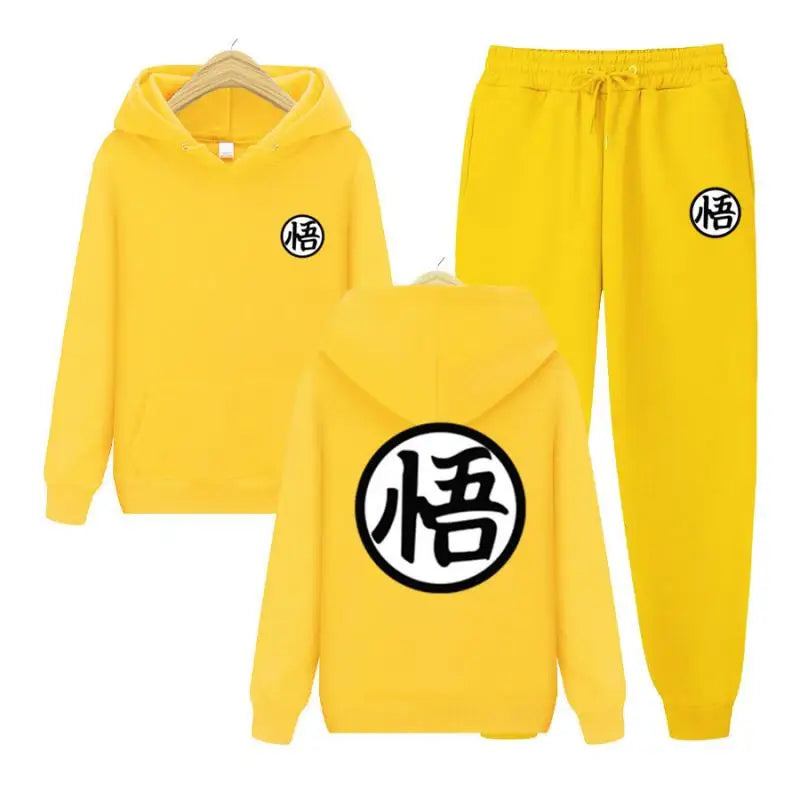 Dragon Ball Hoodie Two Piece Set Men's