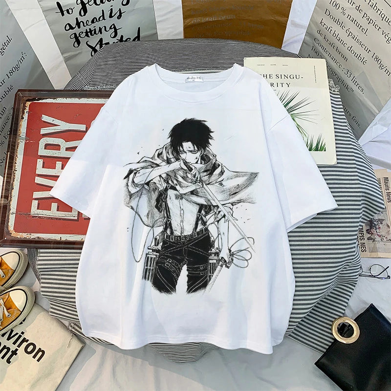 Women T-shirts Attack On Titan Levi Ackerman