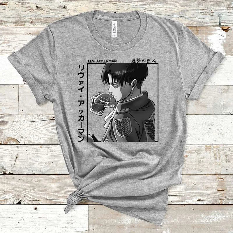 Attack on Titan Levi Ackerman T-shirt Men and Women