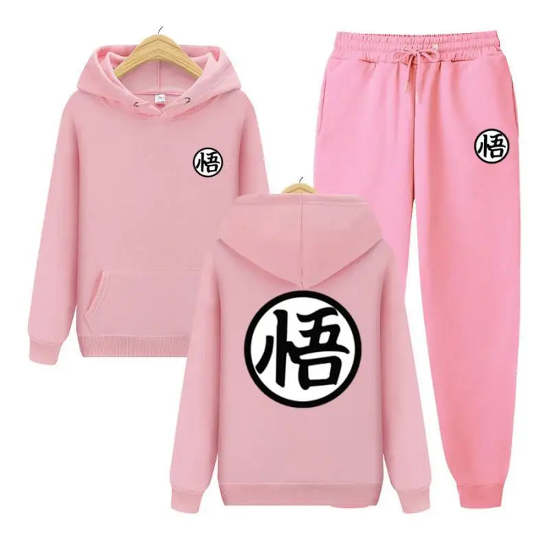 Dragon Ball Hoodie Two Piece Set Men's